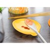 Nat & Jules Gold 6 x 4 Glossy Ceramic Oval Countertop Spoon Rest - 4 of 4