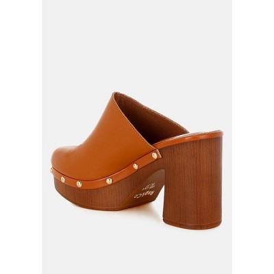 Benji Recycled Leather Clogs - image 3