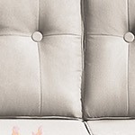 beige cushion/brown wicker