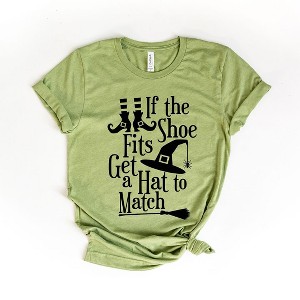 Simply Sage Market Women's If The Shoe Fits Get A Hat To Match Short Sleeve Graphic Tee - 1 of 4