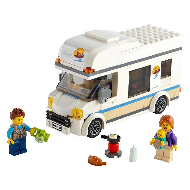 LEGO City Great Vehicles Holiday Camper Van Toy Car 60283, 3 of 13