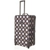 Rockland Escape 4-Piece Softside Upright Luggage Set Telescoping Handles Black Dot (14/19/24/28) - 2 of 4