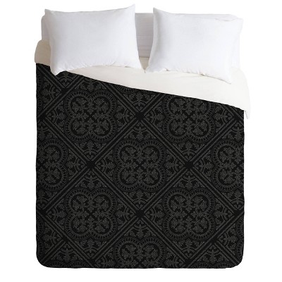 Twin/Twin XL Iveta Abolina Anissa Night Duvet Set Black - Deny Designs