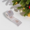 Unique Bargains Christmas Stickers for Ceramic Glass Metal Paper Plastic Peel Light Gray Blue 1Pcs - 2 of 4