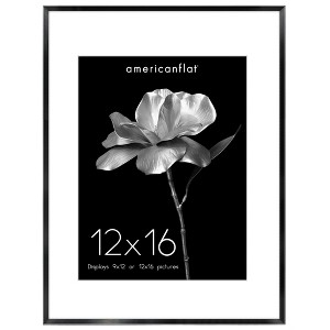 Americanflat Aluminum Picture Frame with Mat - 1 of 4