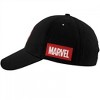 Adult Deadpool Logo Black Snapback Hat - 3 of 4