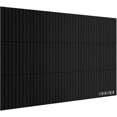 Large Cork Board for Wall,Black Bulletin Board, 15 Pack Felt Wall Tiles, Cork Boards for Office, with 30 Pushpins, Pin Board for Home Office