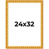 PosterPalooza | 24x32 Bamboo Picture Frame, UV Acrylic, 4 Finishes - Brown, Black, Gold, and Natural - 2 of 4