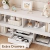 Wooden Kids Bookshelf with Drawer - Toy Storage Organizer for Playroom, Classroom, Nursery & Kids’ Room - 4 of 4
