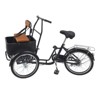 Topteng 20" Tricycle Shopping Three Wheel Bike with Children Seat & Basket - 2 of 4