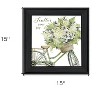 HomeRoots SCATTER YOUR JOY WITH FLOWERS Black Framed Print Wall Art - 3 of 4