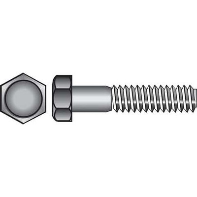 Boulons Hexagonaux 1-1/4"-7 Grade 5 Zinc - Taille 4 à 10 Pouces - Fastenere - Neuf