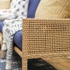 Leisure Made Riviera 5pc Wicker Sectional in Navy Fabric - 4 of 4