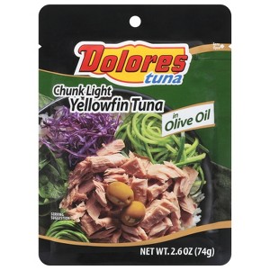 Dolores Tuna Yellowfin Olive Oil - Case of 24 - 2.6 oz - 1 of 1