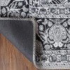 Bohemian Floral Medallion and Nature Oriental Flat-Weave Indoor Area Rug or Runner - Blue Nile Mills - image 4 of 4