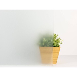 Set of 2 (18"x118") Fablon Sand Static Window Film Set: Privacy Clings, Classic Geology Pattern, Clear Vinyl - 1 of 3