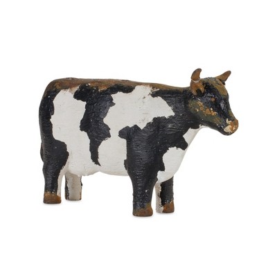 Rustic Brown Polyresin Farm Animal Candle Holder Set