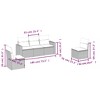 vidaXL 5 Piece Patio Sofa Set - 3 of 3
