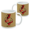 Otterbein University Secondary Logo Ceramic Coffee Mug Novelty Gift Mugs for Coffee Tea and Hot Drinks 11oz White - 2 of 4