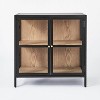 30" Crystal Cove Glass Cabinet Black - Threshold™ designed with Studio McGee - image 3 of 4