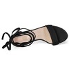 Allegra K Women's Tie-Up Strappy Chunky High Heels Sandal - 4 of 4