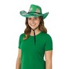 Beistle Sequined St. Patrick's Day Cowboy Hat, One Size Fits Most Green - 3 of 4