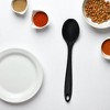 Unique Bargains Spoon Hand Wash Only Small Mixing Spoon Silicone 8.1" 1 Pc - 2 of 4