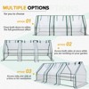 EAGLE PEAK Tunnel Greenhouse, Portable 96"x36"x36", Bubble Film Cover, White - 2 of 4
