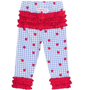 RuffleButts Baby/Toddler Girls Ruffle Leggings with Signature Rear Ruffles - 1 of 4
