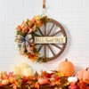 The Lakeside Collection Wagon Wheel Wreath - 2 of 3