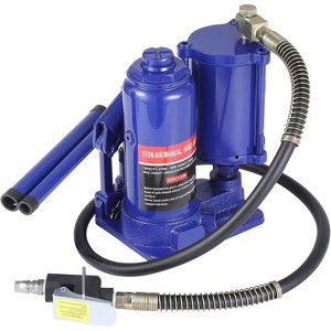GOCAPTAIN Air Hydraulic Bottle Jack, Pneumatic Bottle Jack with Manual Hand Pump, Pneumatic Bottle Jack for Car Truck RV Repair Industrial Engineering - 1 of 4
