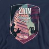 Men's Zion National Park Sticker Crewneck Sweatshirt - 2 of 4