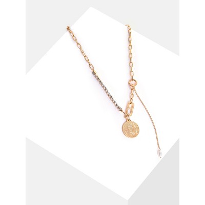 SOHI Women's Gold Link Chain Necklace