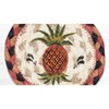 Earth Rugs Pineapple Coaster – 5"x5" Braided Jute with Welcome Symbol Pineapple Print for Farmhouse & Country Kitchen Decor - 3 of 3