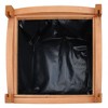 vidaXL Planter Flower Boxes with Lining Patio Outdoor Plant Boxes Solid Wood - 4 of 4