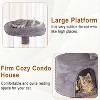 BestMassage Cat Tree 36 Inch Tall Multi-Level Cat Tower Cat Condo with Soft Plush Fabric Sisal Scratching Posts and Hanging Toys - 4 of 4