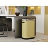 Dolonm 50L Automatic Sensor Trash Can - Yellow, Hands-Free Stainless Steel Bin with Silent Close Lid - 4 of 4