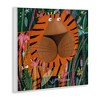 Stupell Industries Children's Striped Tiger in Tropical Jungle Brush Wall Plaque Art - 3 of 4