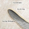 Machine Washable Modern Abstract Area Rug, Non-Slip Soft Velvet Low-Pile Carpet for Living Room, Bedroom, Dining Room, Pet-Friendly - 4 of 4