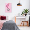 Stupell Industries Pink Cowgirl on Disco Ball Black Framed Giclee Art - 2 of 4