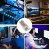 RISOKEYS K82 Gaming Keyboard RGB Light Gaming Keyboard USB Port Gamer Personalized Wired Keypad for Notebook Laptop Desktop PC Gamer (White) - 4 of 4