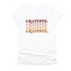 Simply Sage Market Grateful Stacked Short Sleeve Tee - S - White - 2 of 4