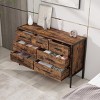 KTMBDW Wood Dresser with Drawers, Wooden Storage Closet for Bedroom, Solid Clothes Cabinet with Sturdy Steel Frame - 3 of 4