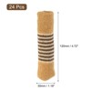Unique Bargains Striped Knitted Elastic Reduce Noise Chair Leg Floor Protectors - 2 of 4