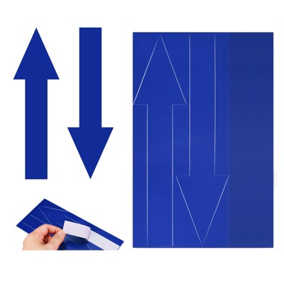 Unique Bargains PVC Self Adhesive Arrow Sticker 80 Pcs