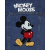 Disney Boy's Mickey Mouse Removable Hood Long-Sleeve Denim Jacket Kids Coat - 4 of 4