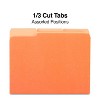 MyOfficeInnovations Top-Tab File Folders 3-Tab Letter Size Orange 100/Box (433680) - 3 of 4