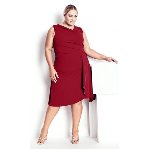 Women's Plus Size Rinata Dress - Plum | Navabi Kollektion : Target