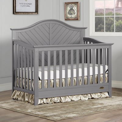 Ella Storm Grey 5-in-1 Convertible Full Size Crib