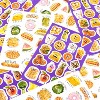 140ct Funny Food Stickers: Carlton Cards Scrapbook & Holiday Labels, Puffy Animal Theme, 8 Sheets - 3 of 4